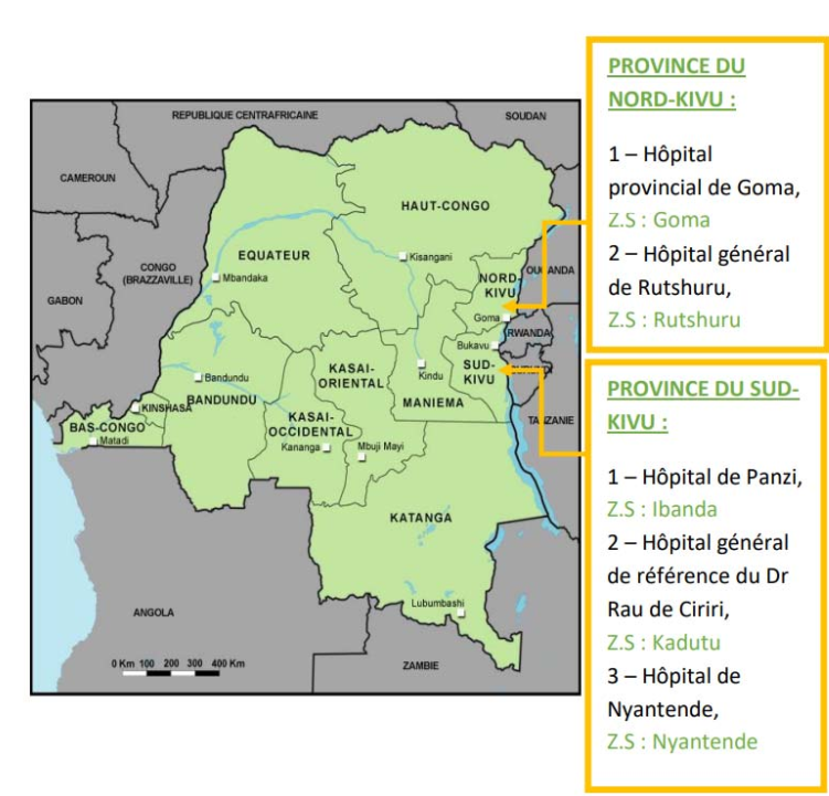 Carte de couverture géographique Jenga Maarifa